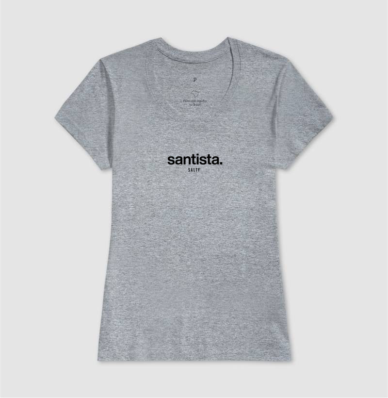 Camiseta Fem. Salty - Santista