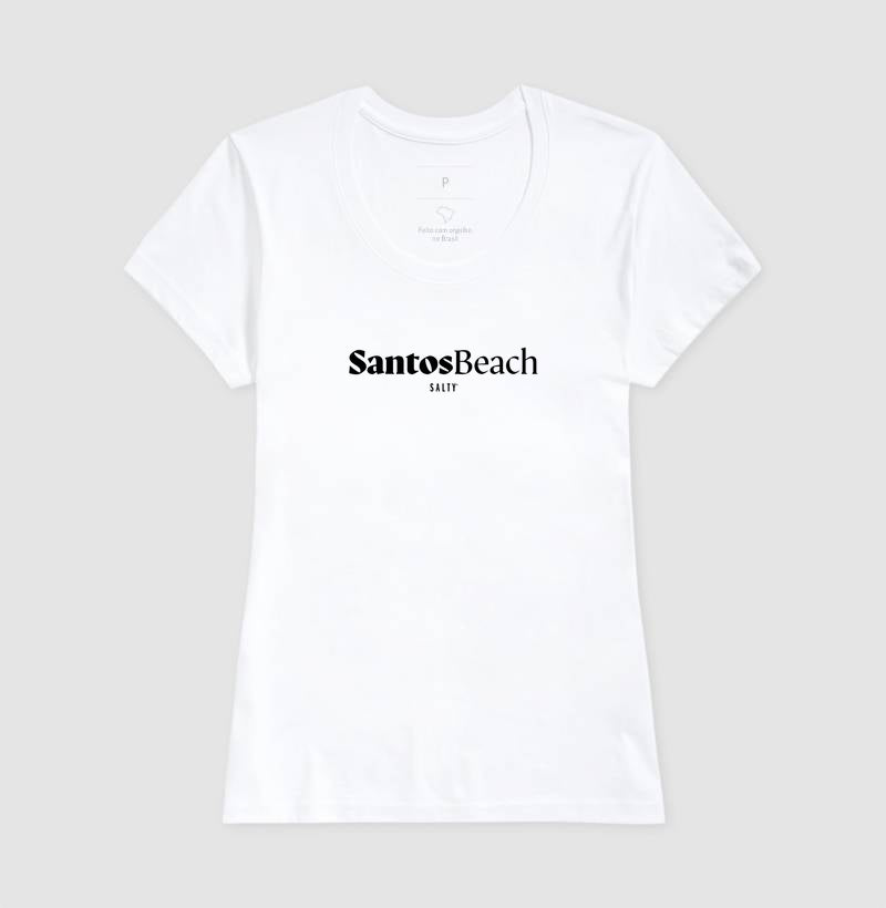 Camiseta Fem. Salty - SantosBeach
