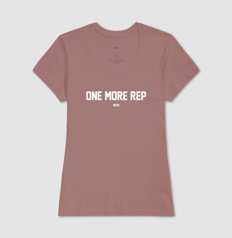 Camiseta Fem. V.Zero - One more RepCamiseta V.Zero - One more Rep