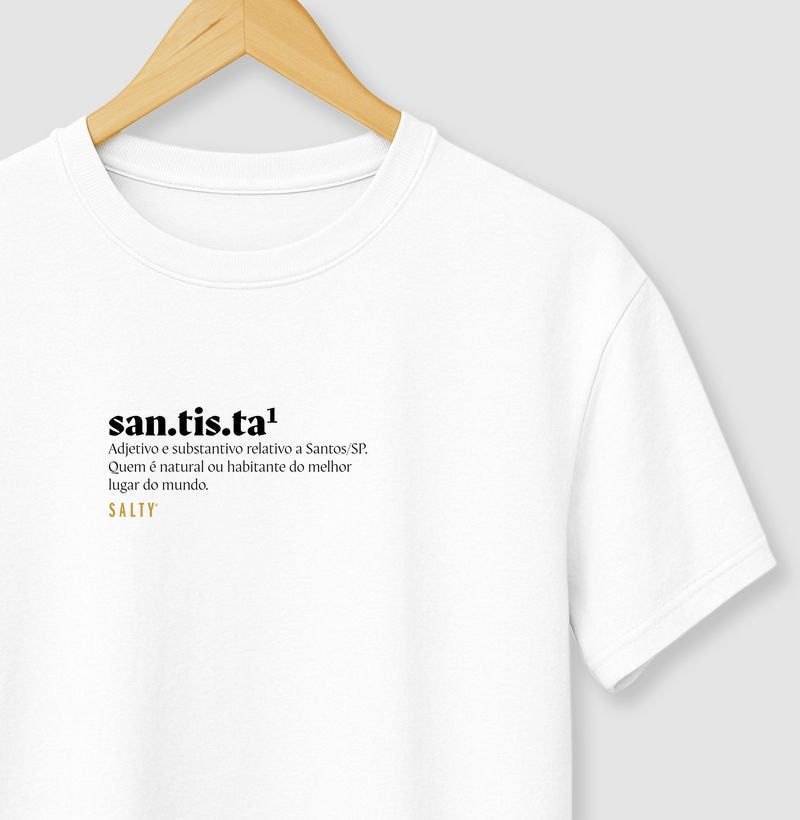 Camiseta Salty - Santista Dicionário