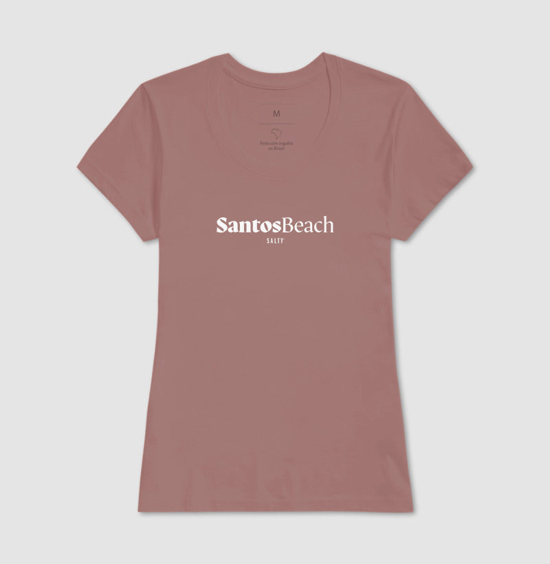 Camiseta Fem. Salty - SantosBeach