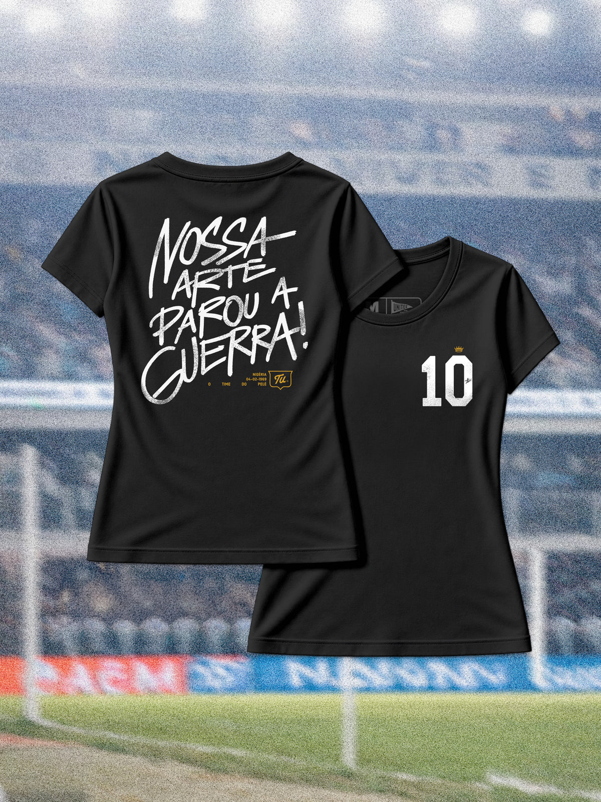 Camiseta Tu - Nossa arte parou a guerra