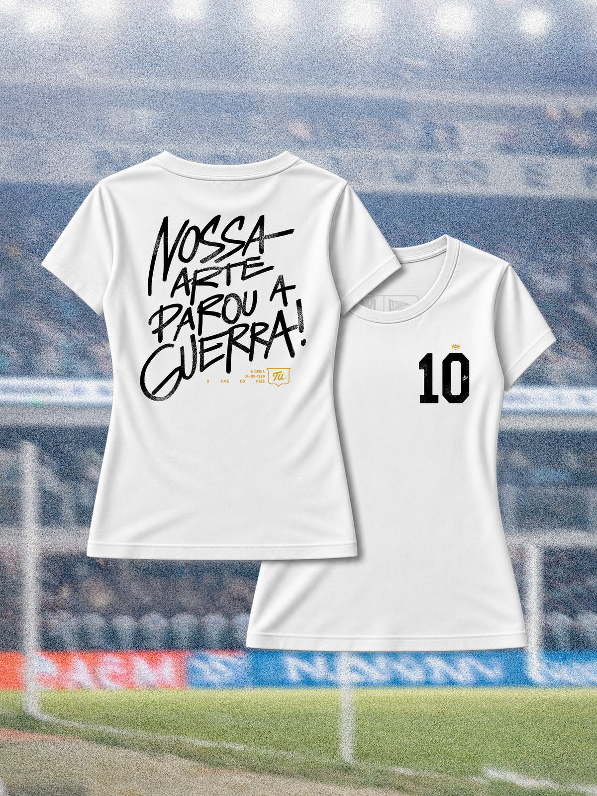 Camiseta Tu - Nossa arte parou a guerra
