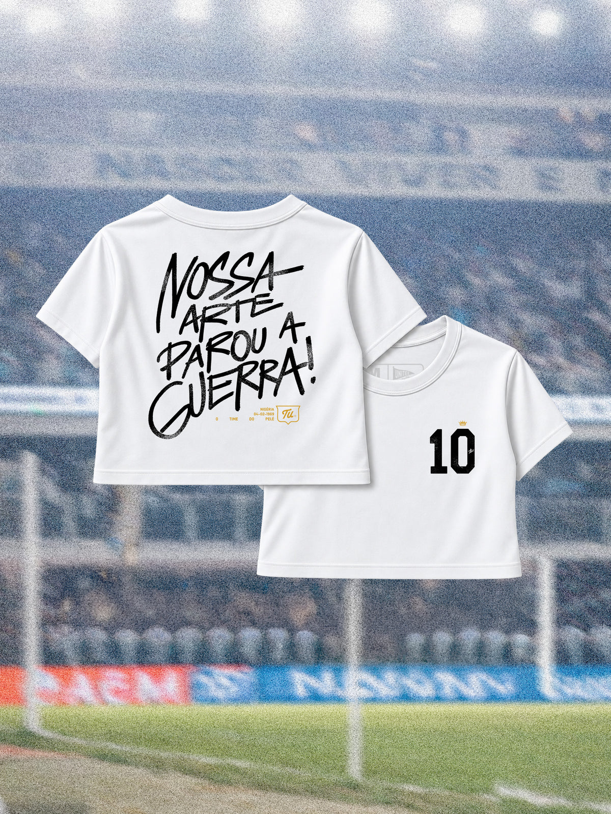 Camiseta Tu - Nossa arte parou a guerra