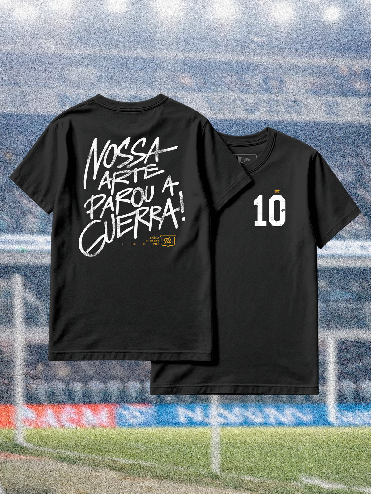 Camiseta Tu - Nossa arte parou a guerra