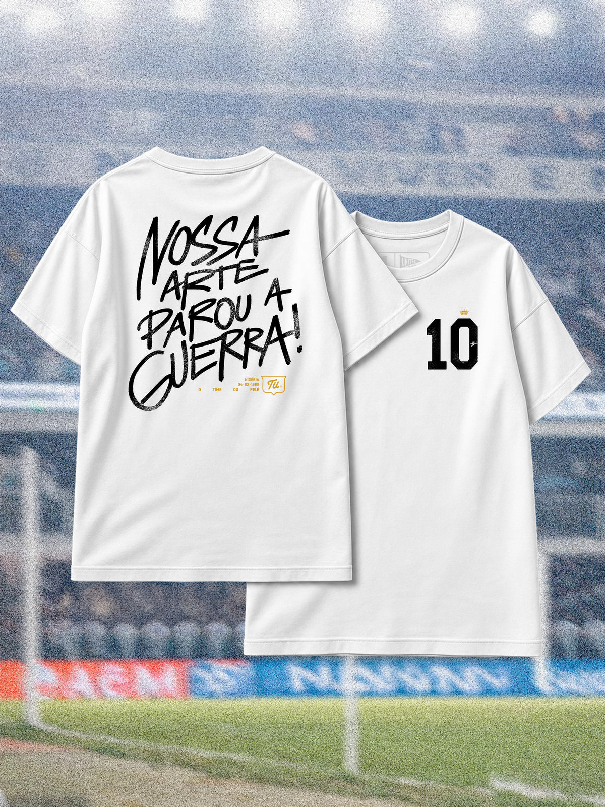 Camiseta Tu - Nossa arte parou a guerra