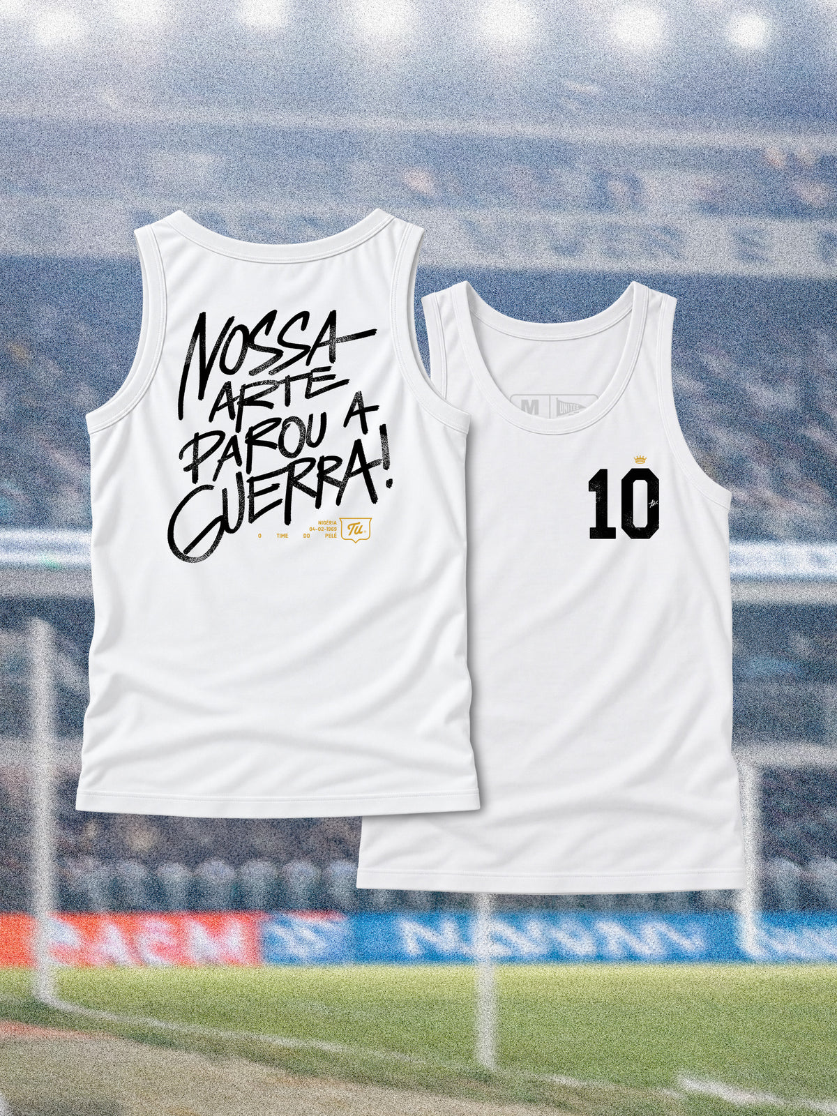 Camiseta Tu - Nossa arte parou a guerra