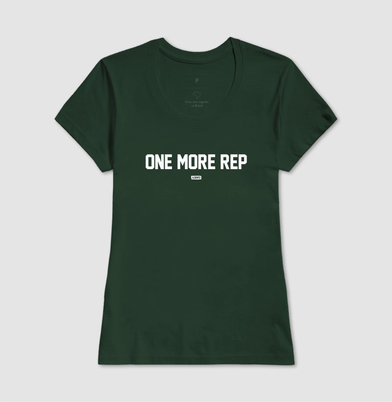 Camiseta Fem. V.Zero - One more RepCamiseta V.Zero - One more Rep