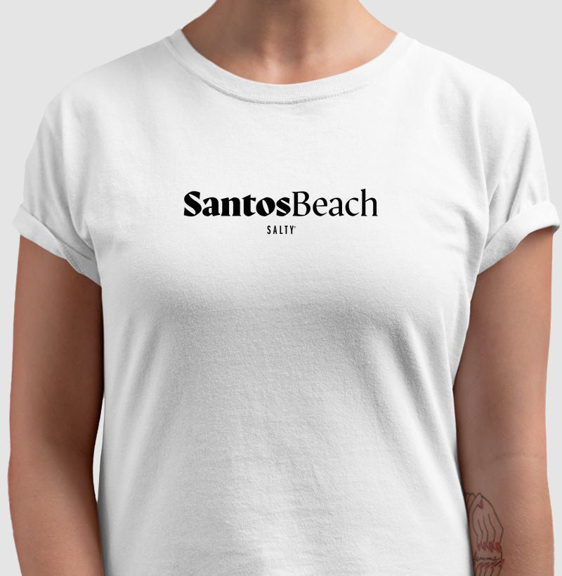 Camiseta Fem. Salty - SantosBeach