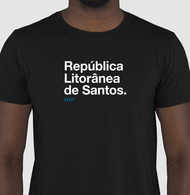 Camiseta Salty - República Litorânea de Santos