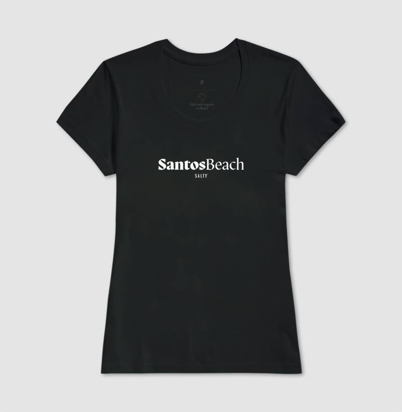 Camiseta Fem. Salty - SantosBeach