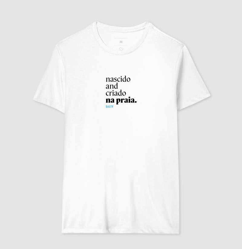 Camiseta Salty - Nascido na praia