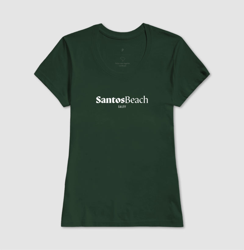 Camiseta Fem. Salty - SantosBeach