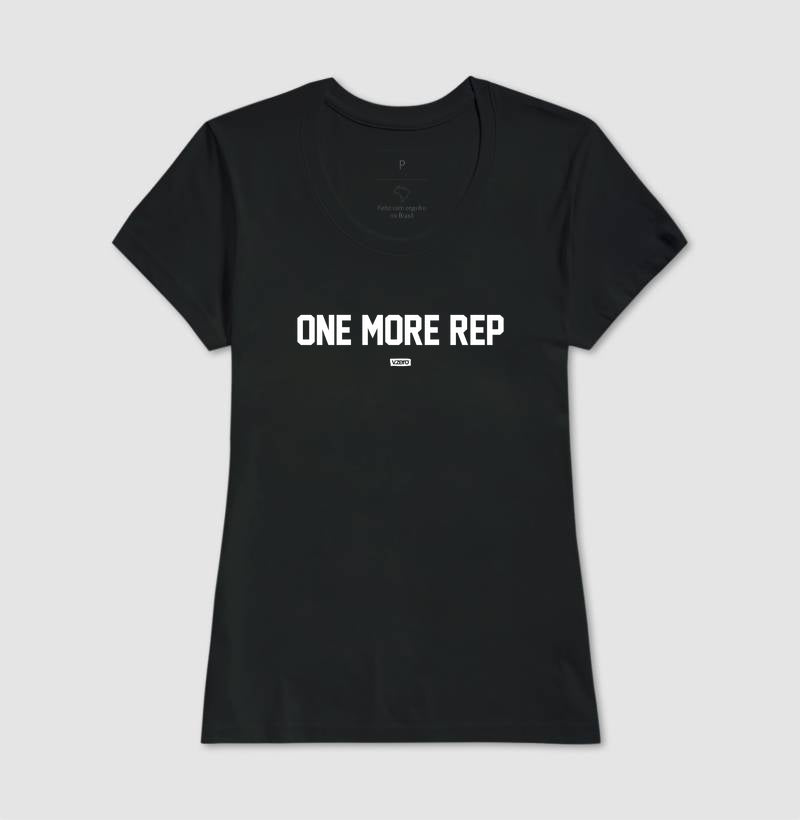 Camiseta Fem. V.Zero - One more RepCamiseta V.Zero - One more Rep