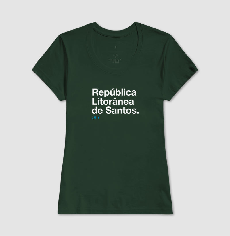 Camiseta Fem. Salty - República Litorânea de Santos