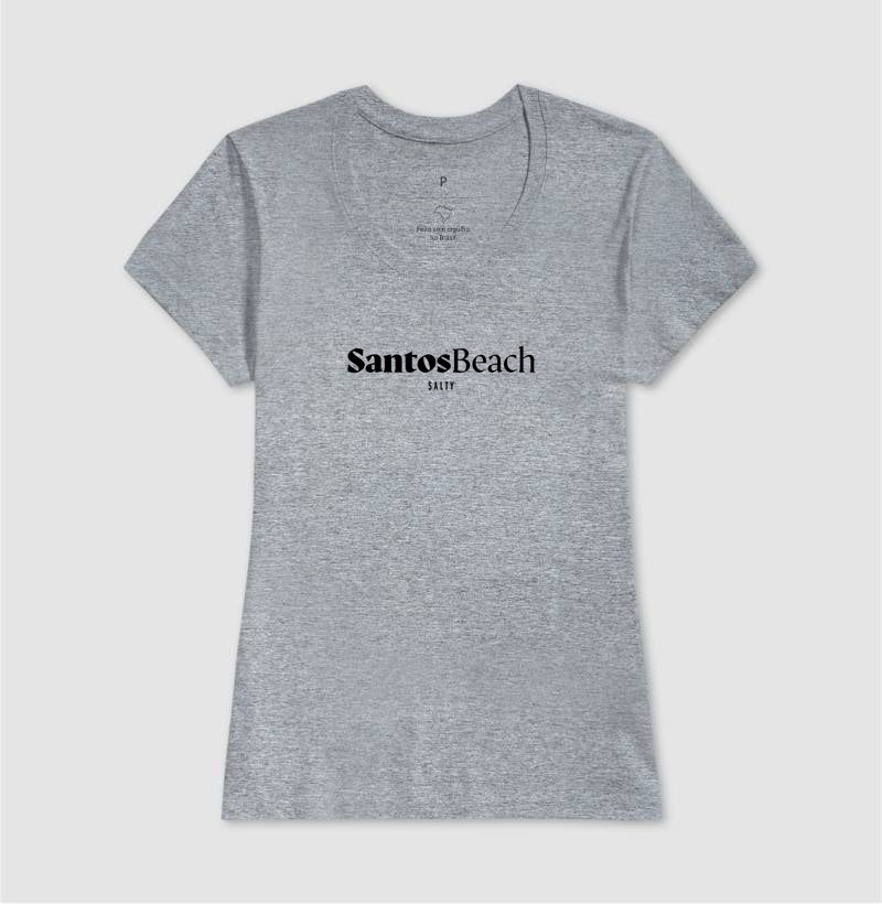 Camiseta Fem. Salty - SantosBeach