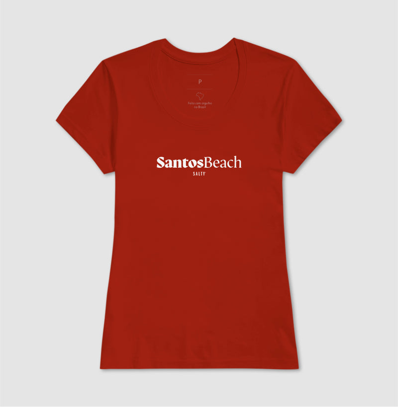 Camiseta Fem. Salty - SantosBeach
