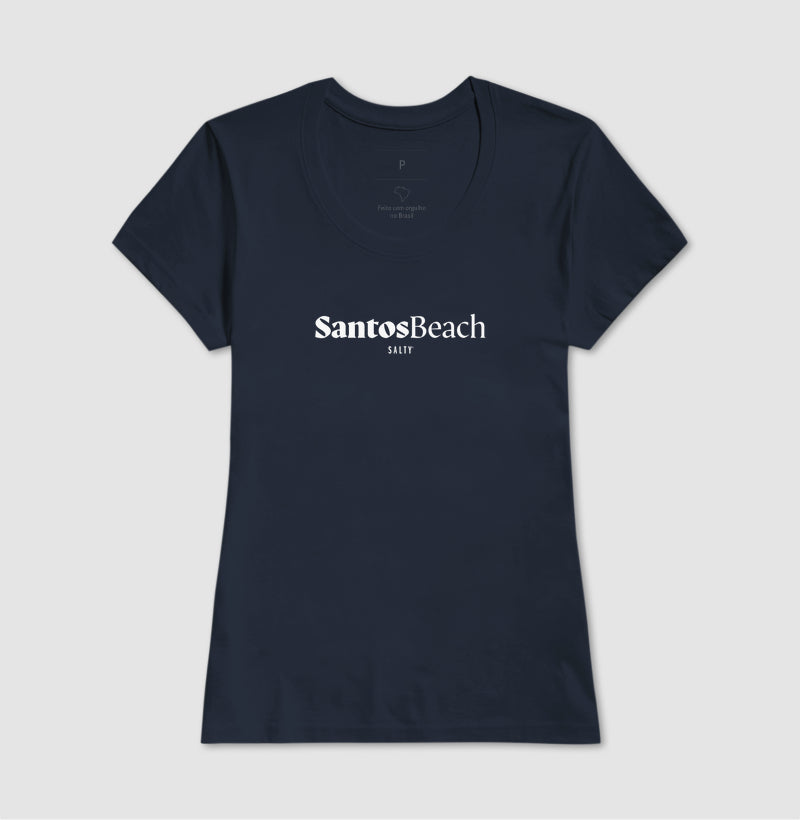 Camiseta Fem. Salty - SantosBeach