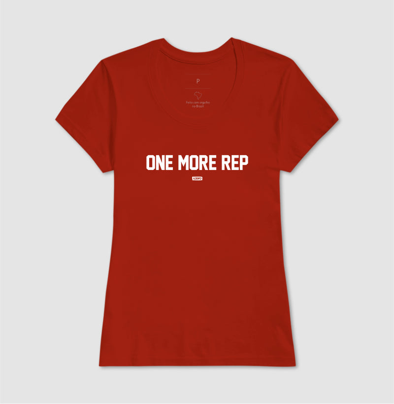 Camiseta Fem. V.Zero - One more RepCamiseta V.Zero - One more Rep