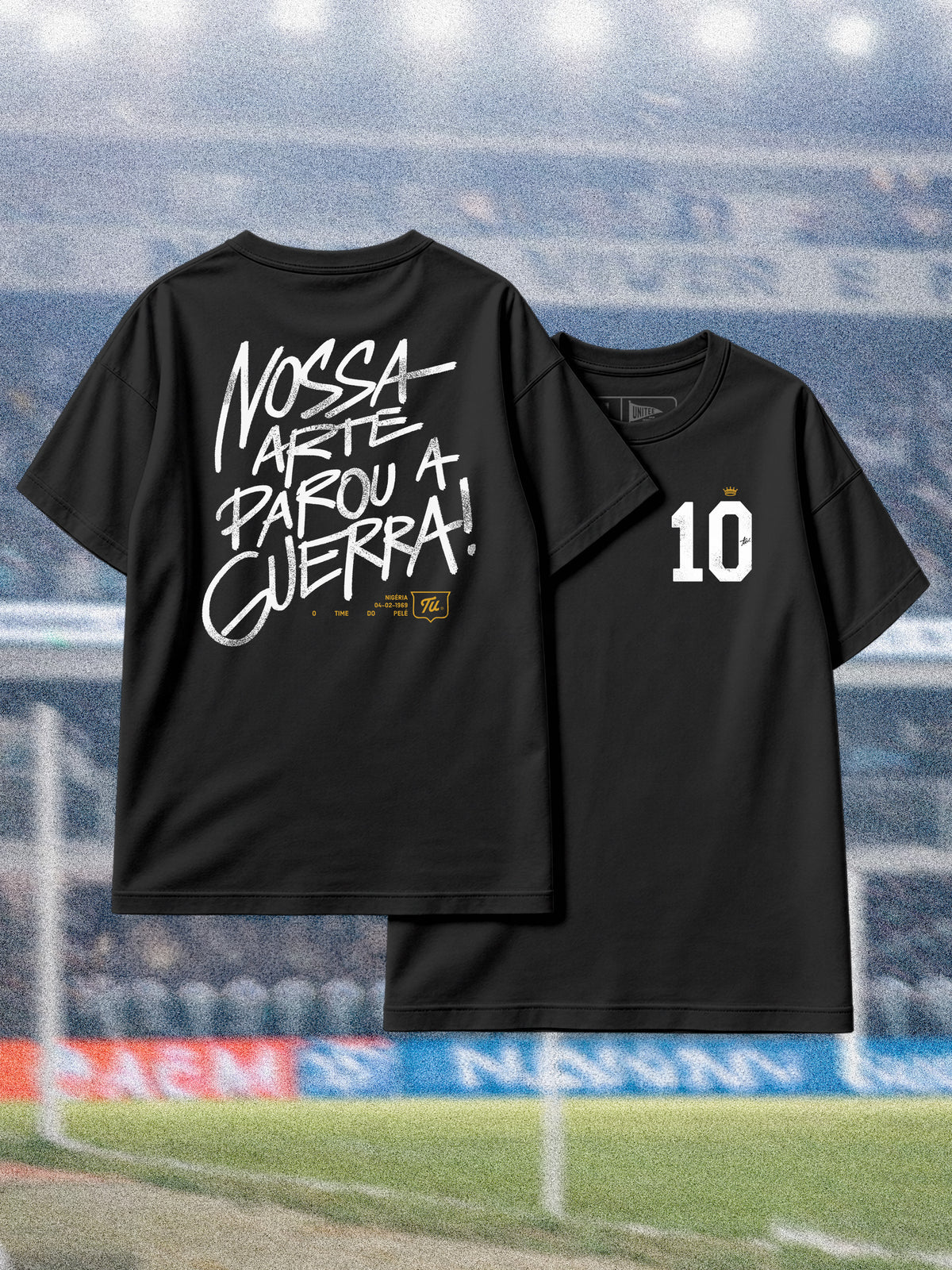 Camiseta Tu - Nossa arte parou a guerra
