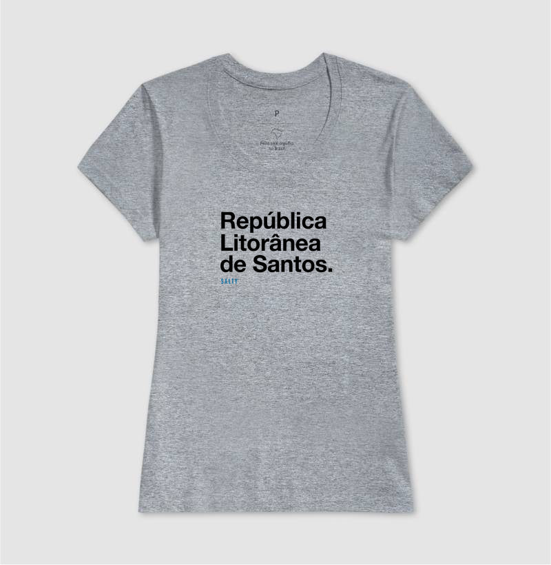 Camiseta Fem. Salty - República Litorânea de Santos