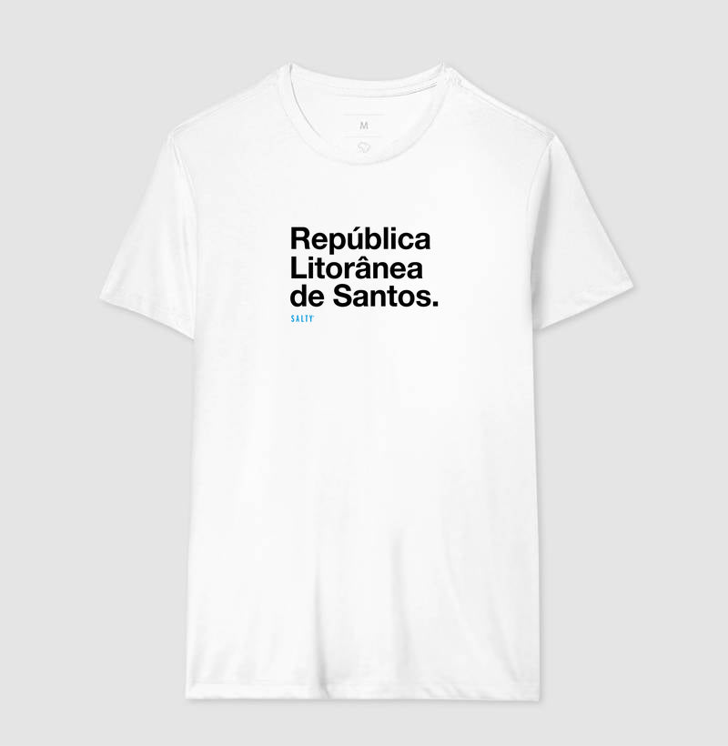 Camiseta Salty - República Litorânea de Santos