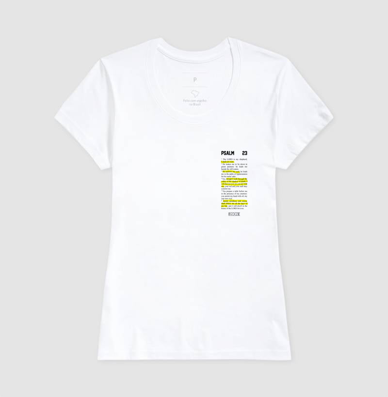 Camiseta Fem. 29ON - Salmo 23